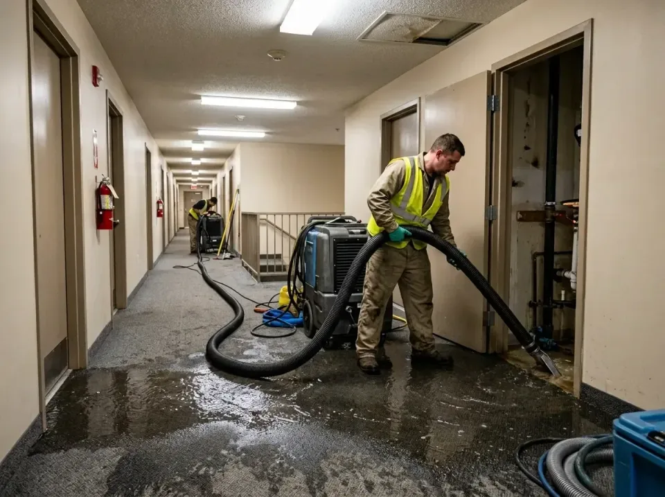 multi-unit-apartment-hallway-f-005 — frequently asked questions, Emergency Burst Pipe Water Extraction & Removal in Longwood…